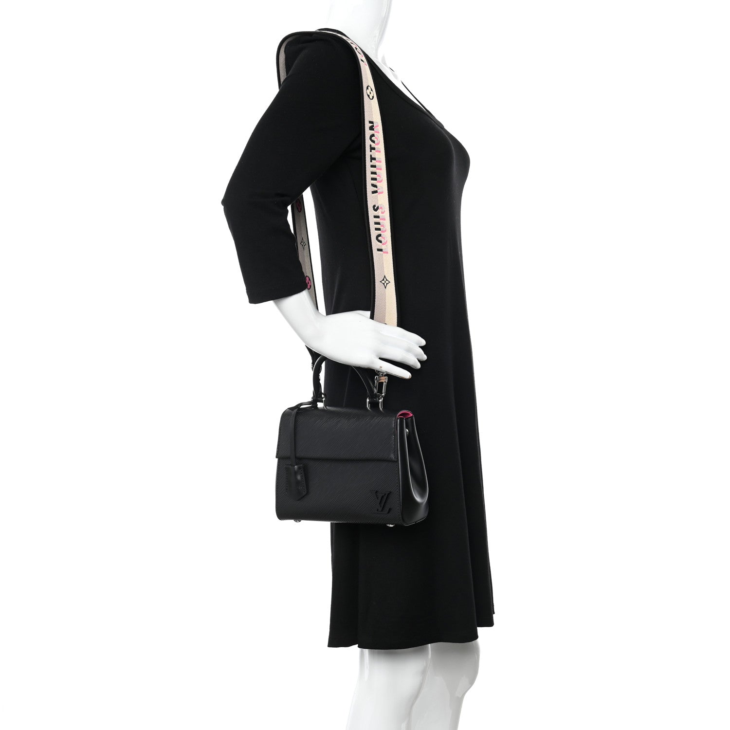 Louis Vuitton Epi Cluny Mini Black 2 of 9
