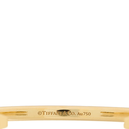 Tiffany 18K Yellow Gold Narrow 1837 Makers Cuff Bracelet 5 of 6