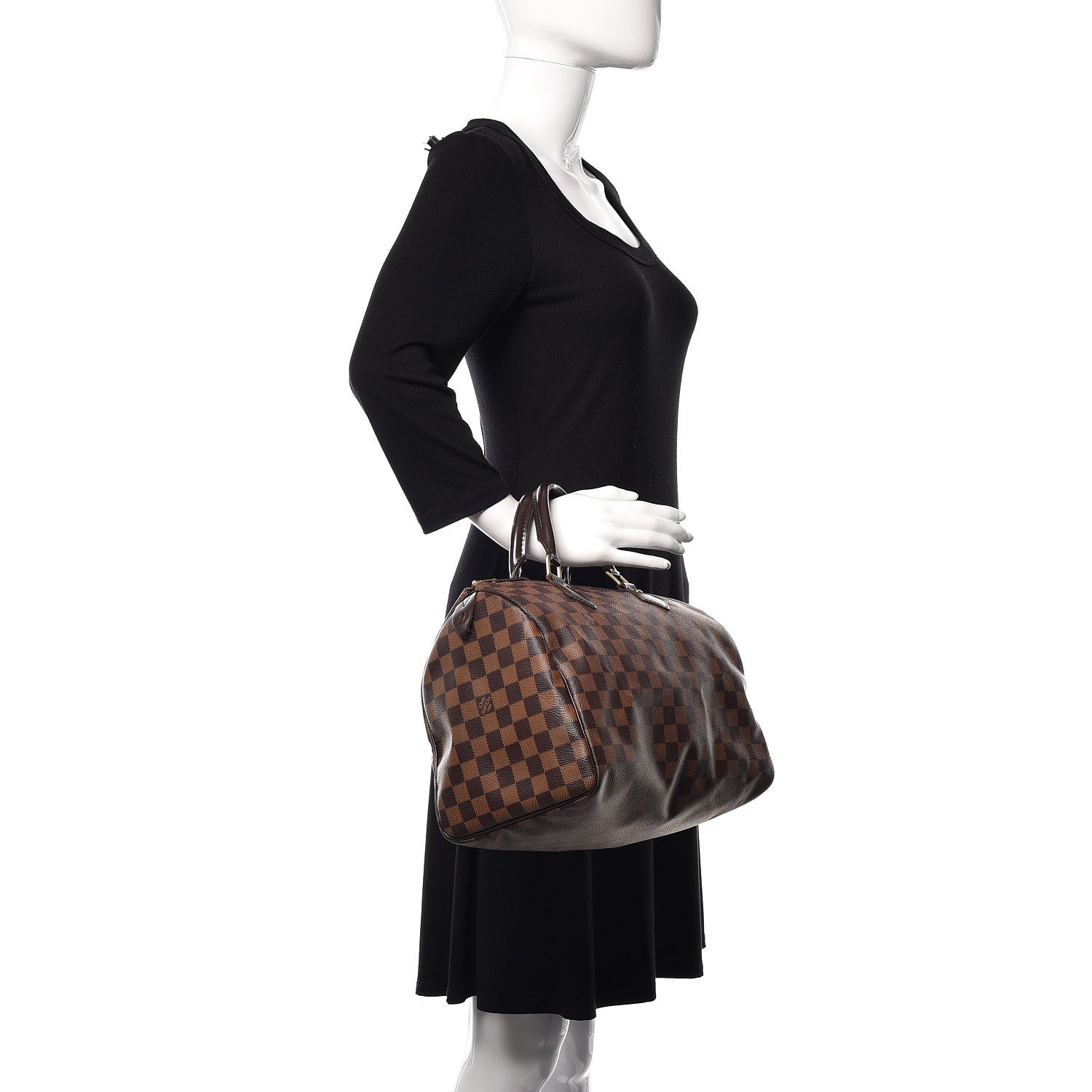 Louis Vuitton Damier Ebene Speedy 30 2 of 11