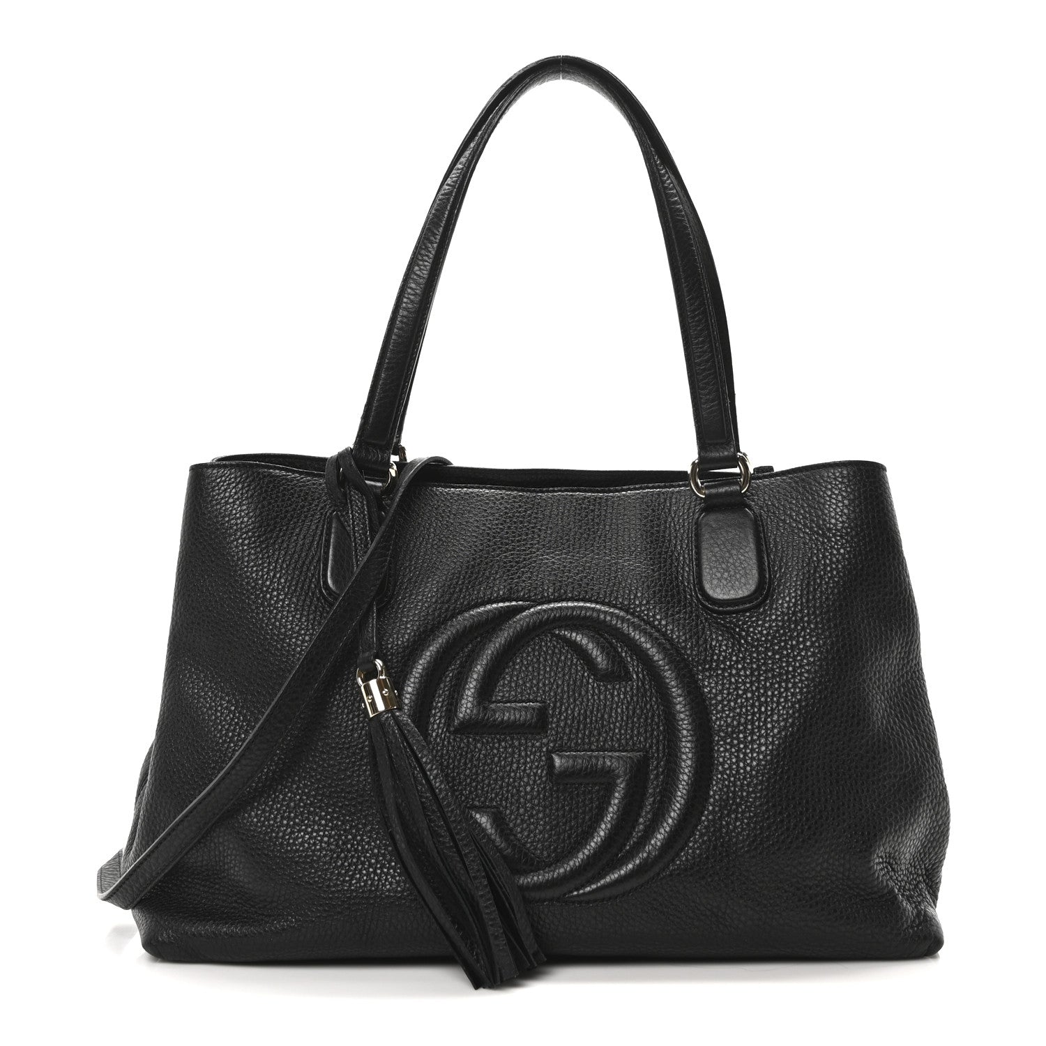 Gucci Cellarius Calfskin Medium Soho Working Tote Black 1 of 10