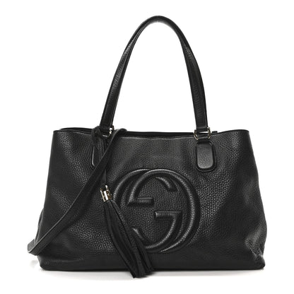 Gucci Cellarius Calfskin Medium Soho Working Tote Black 1 of 10