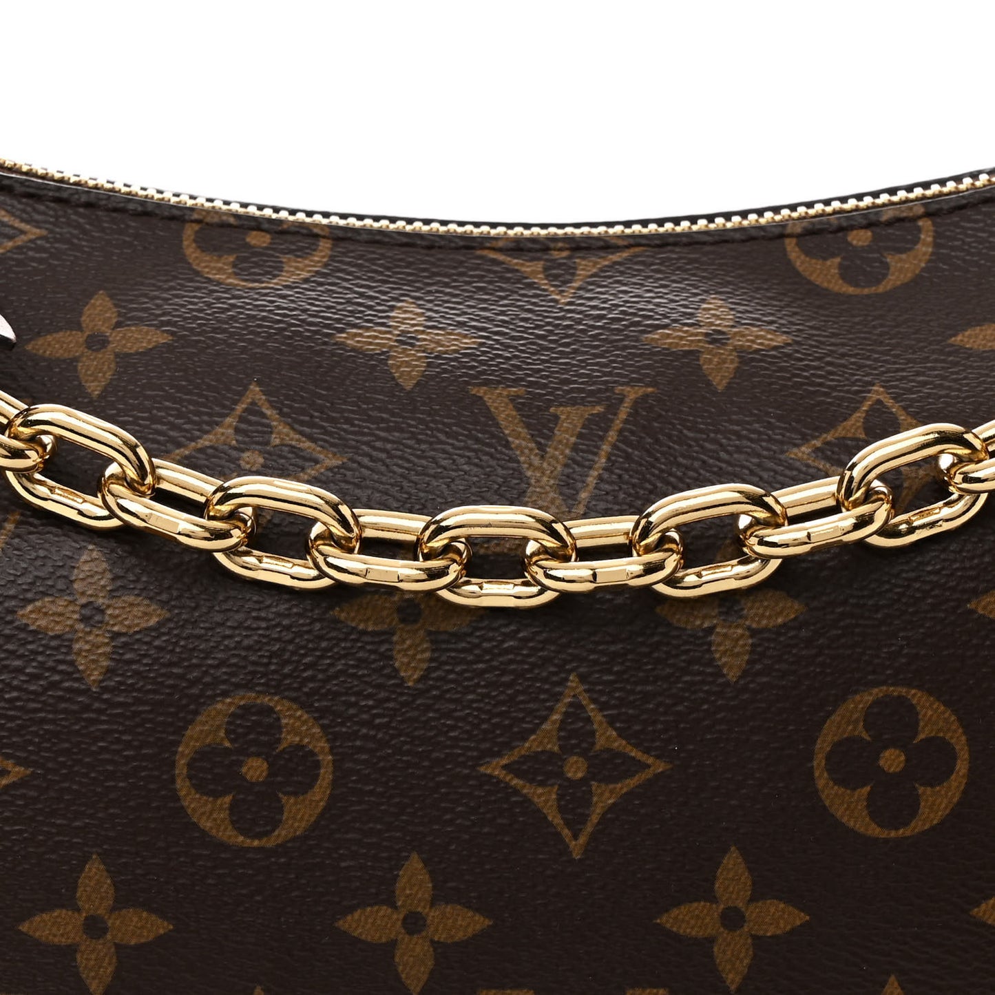 Reverse Monogram Loop Hobo