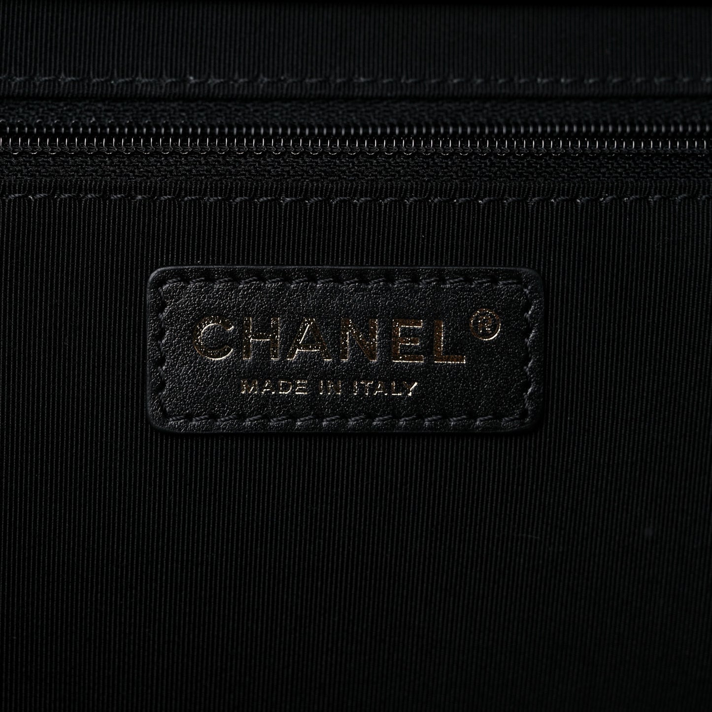 Bullskin Stitched Large Shopping Bag Black