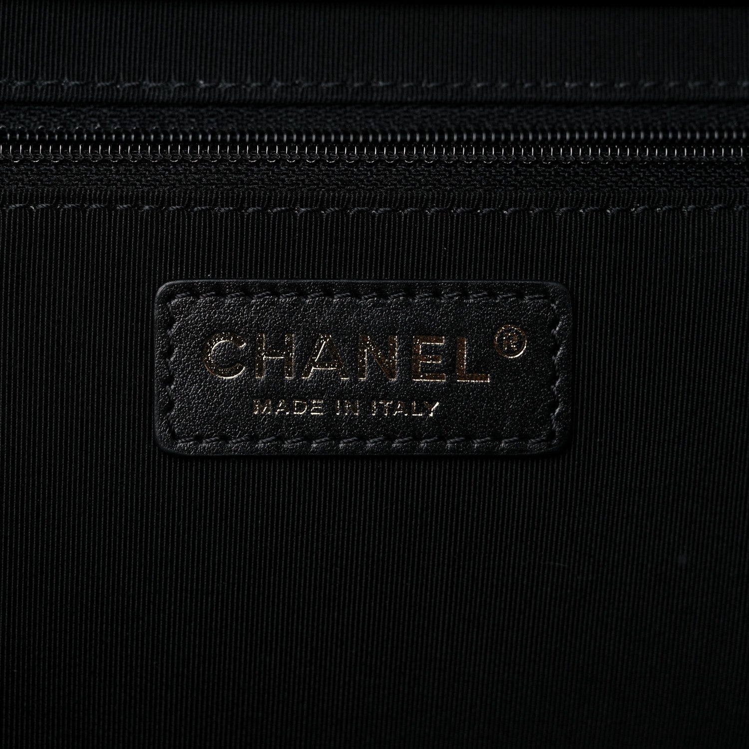 Chanel Bullskin Stitched Large Shopping Bag Black 6 of 13