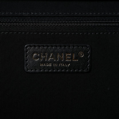 Chanel Bullskin Stitched Large Shopping Bag Black 6 of 13