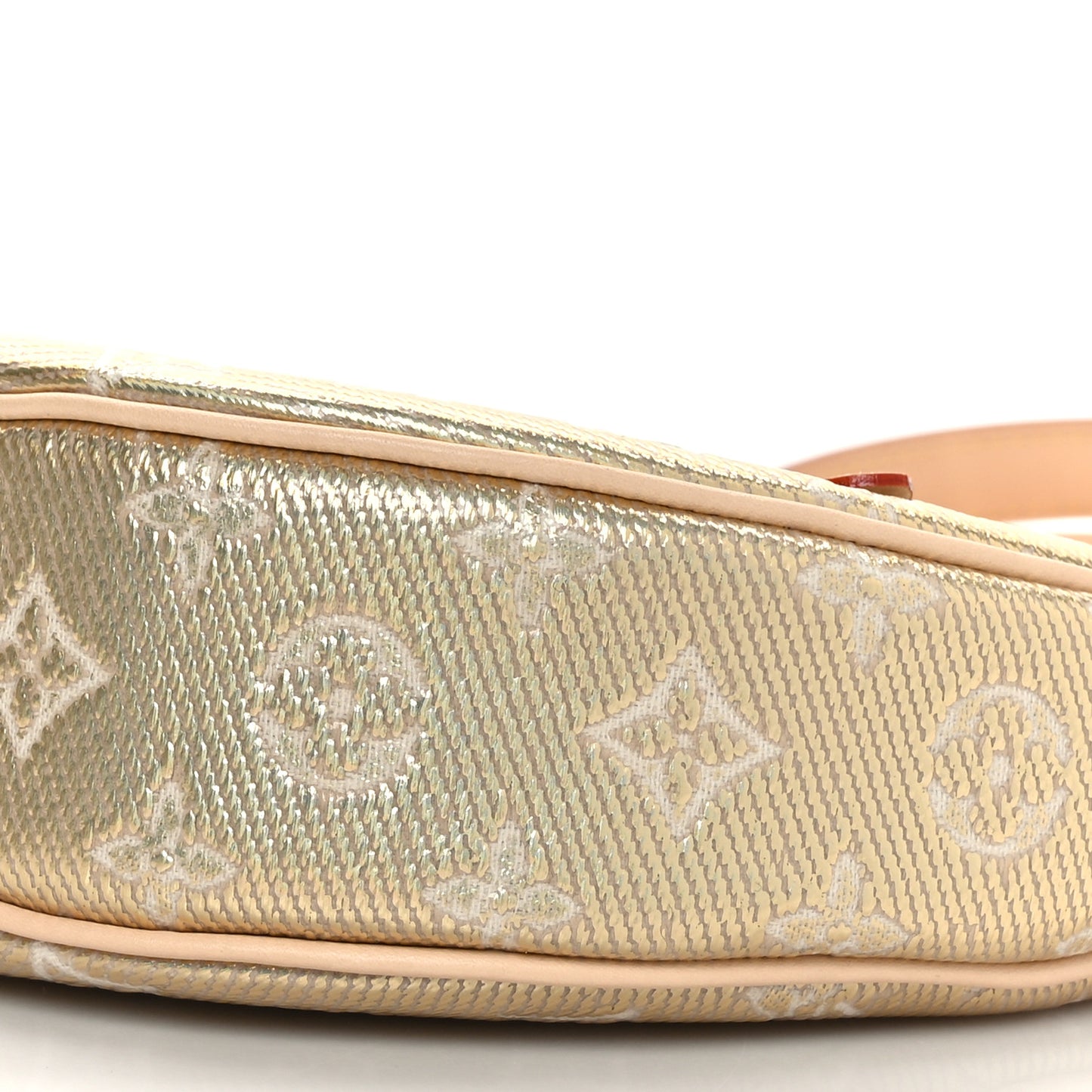 Monogram Jacquard Loop Gold
