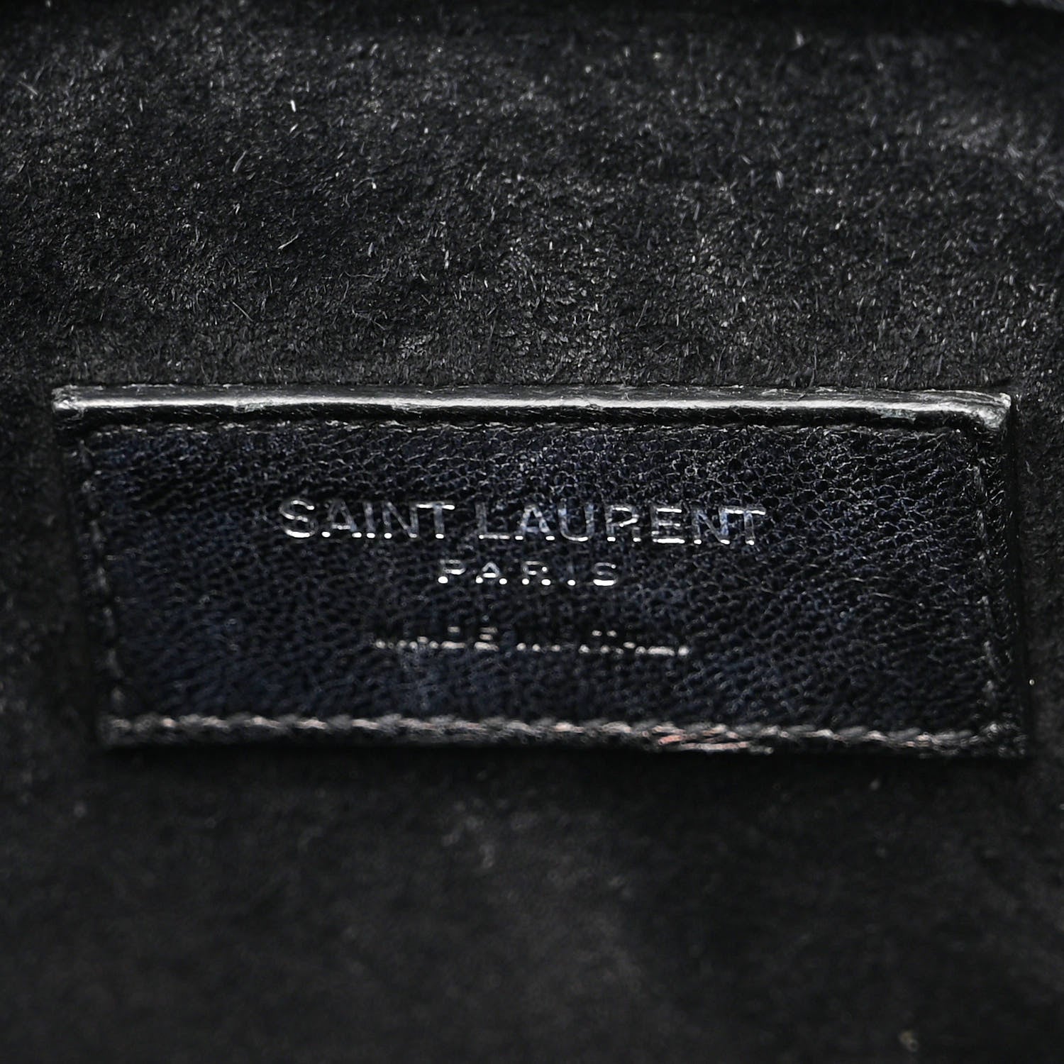 Saint Laurent Calfskin Crocodile Embossed Baby Supple Sac De Jour Black 6 of 10