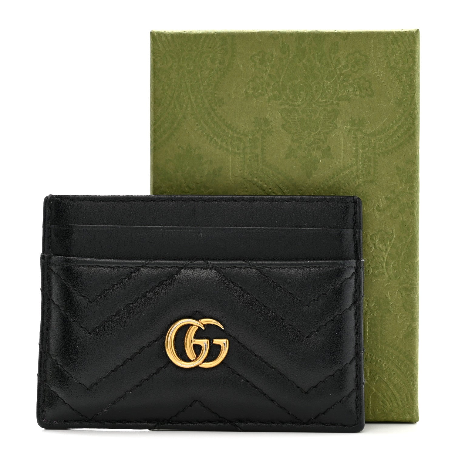 gucci card sleeve GUCCI Gg Marmont Leather Cardholder