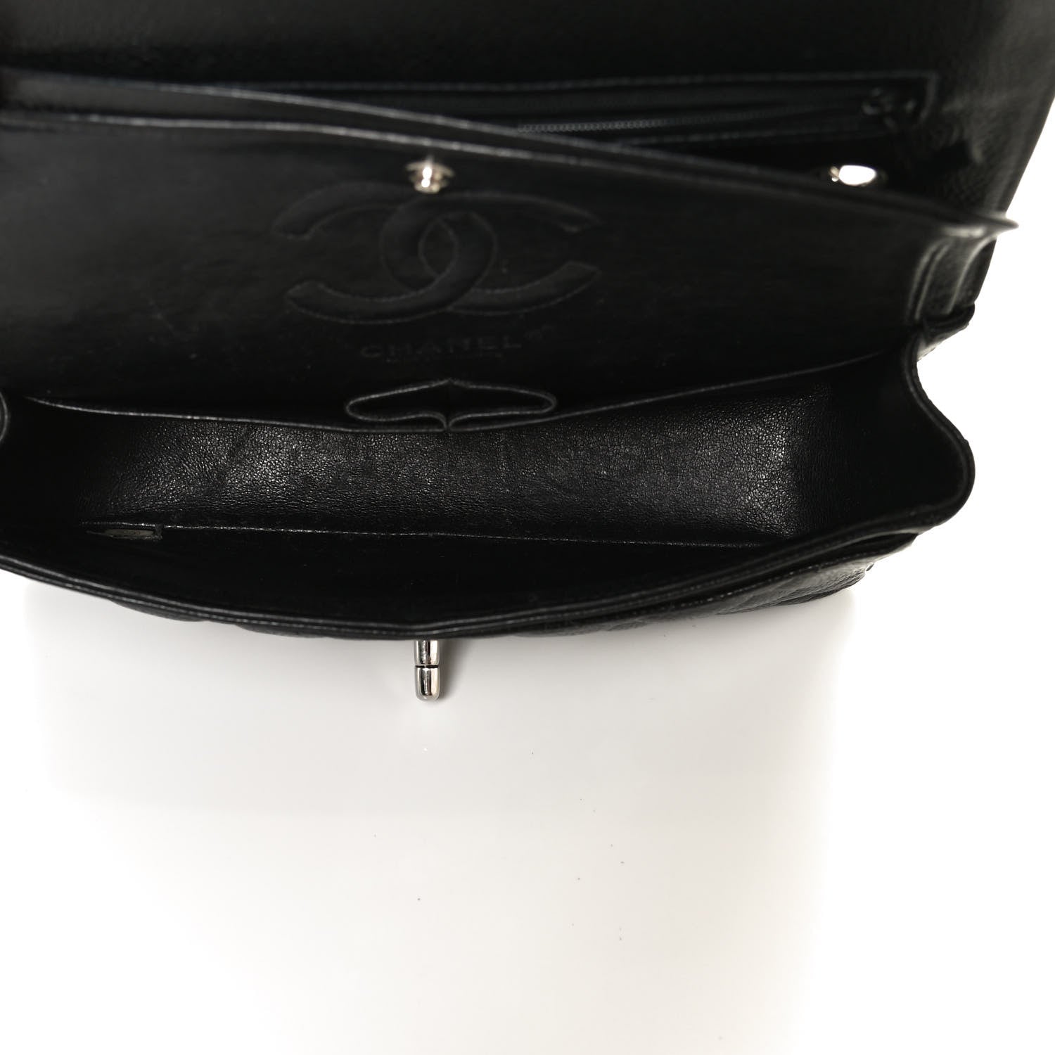 Chanel Caviar Quilted Small Double Flap Black 5 of 12