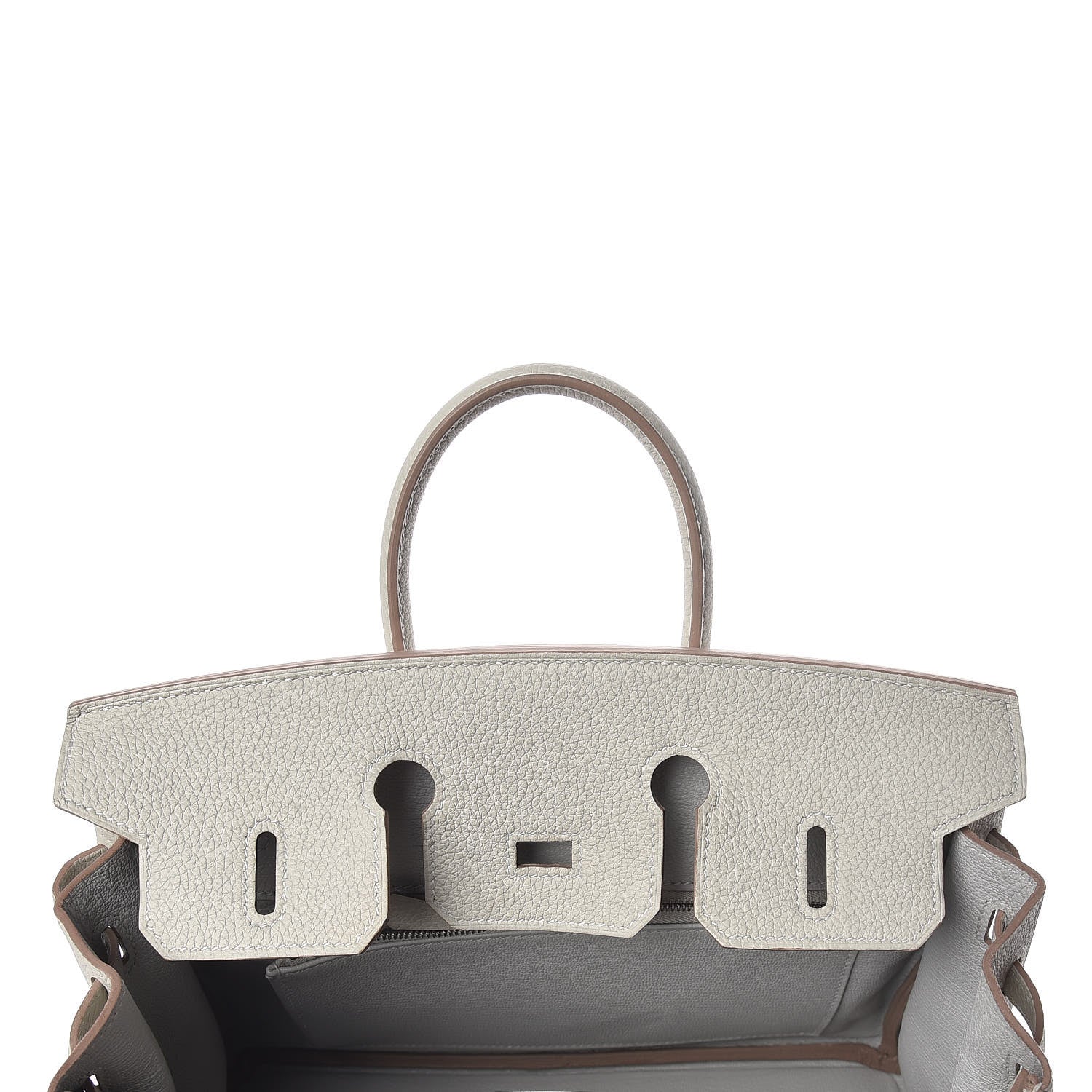 Hermes Togo Birkin 25 Gris Perle 9 of 34
