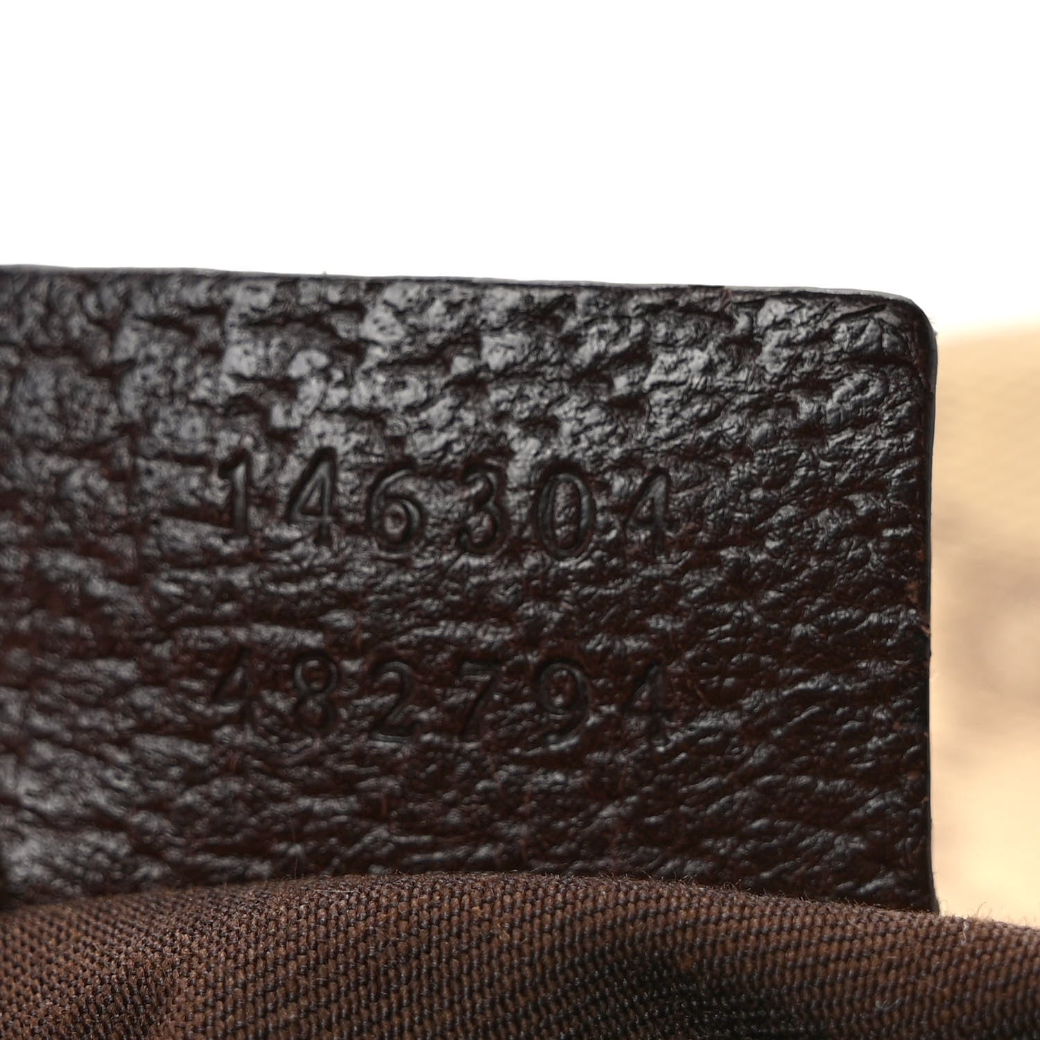 Gucci Monogram Belt Bag Dark Brown 6 of 9