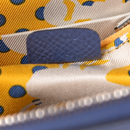 Hermes Epsom Silk'In Compact Wallet Bleu Brighton 7 of 7