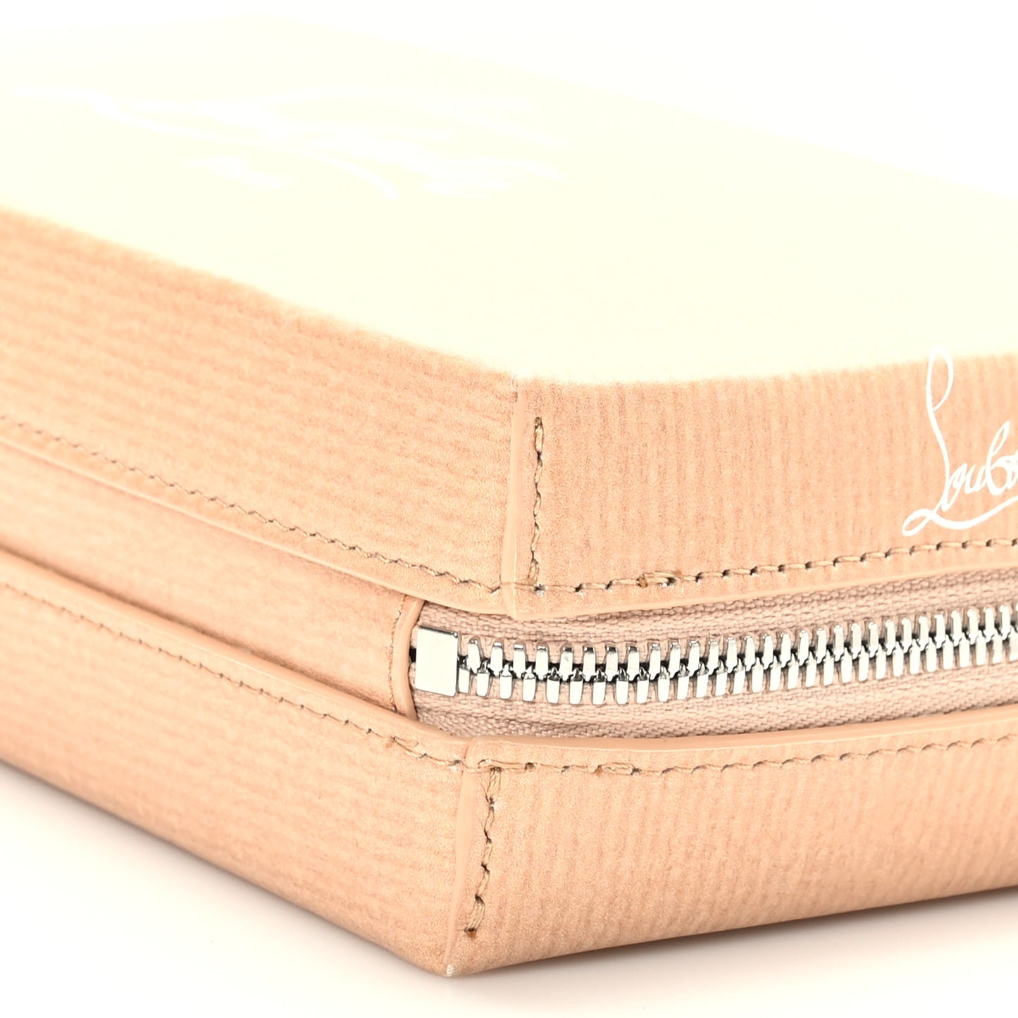 Calfskin Kraftilou Logo Clutch