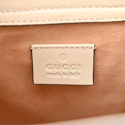 Gucci Wonka Grain Calfskin Mini Diana Tote Bag Mystic White 6 of 10