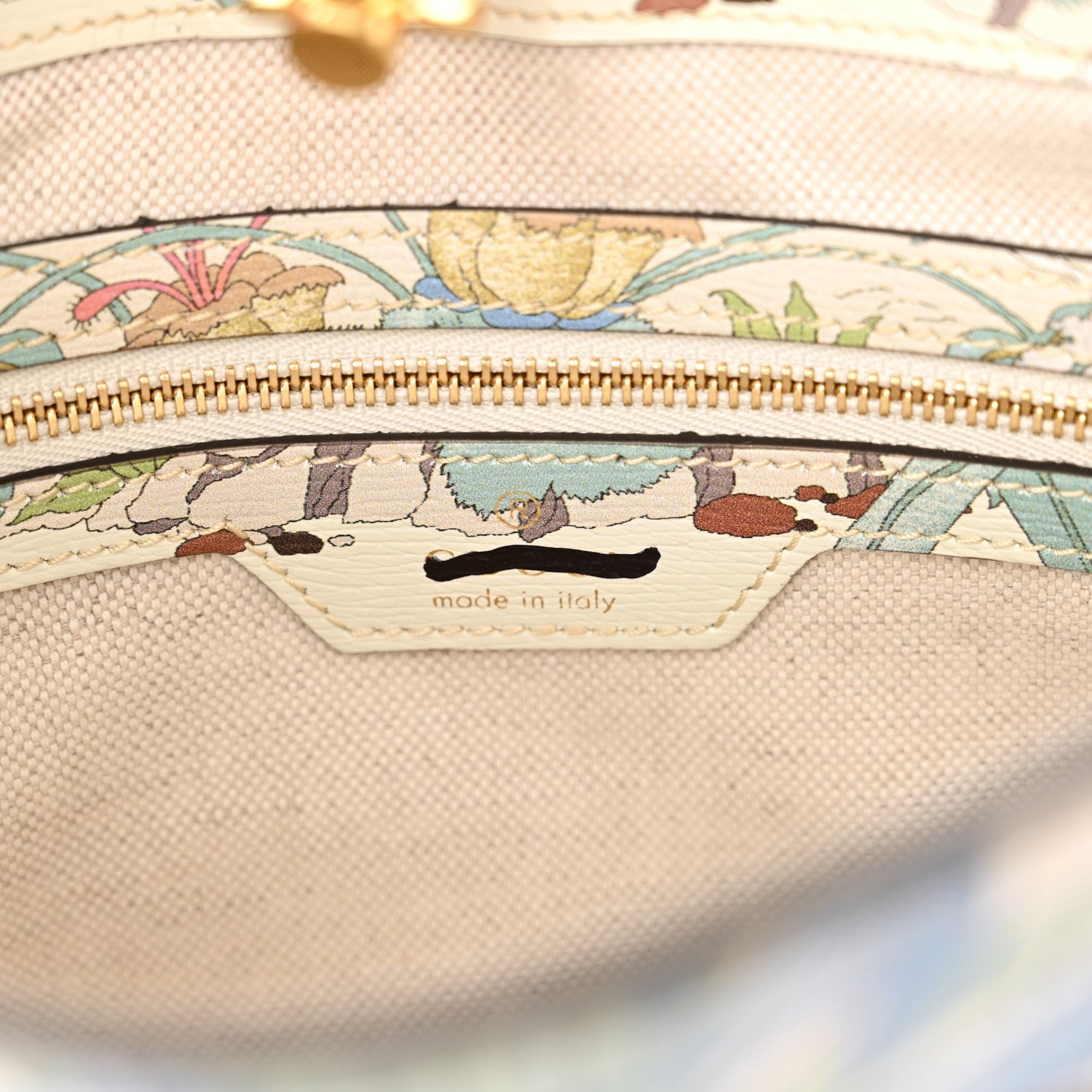 Gucci New Shangai Calfskin Tiger Savanah Small Jackie 1961 Hobo Chalky White Multicolor 6 of 10