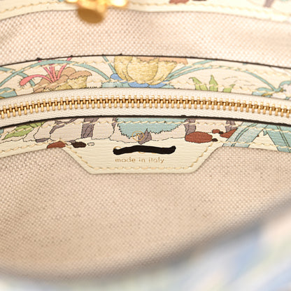 Gucci New Shangai Calfskin Tiger Savanah Small Jackie 1961 Hobo Chalky White Multicolor 6 of 10