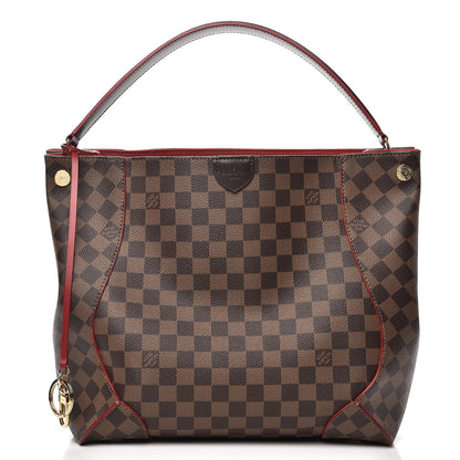 Louis Vuitton Damier Ebene Caissa Hobo Cherry 1 of 14