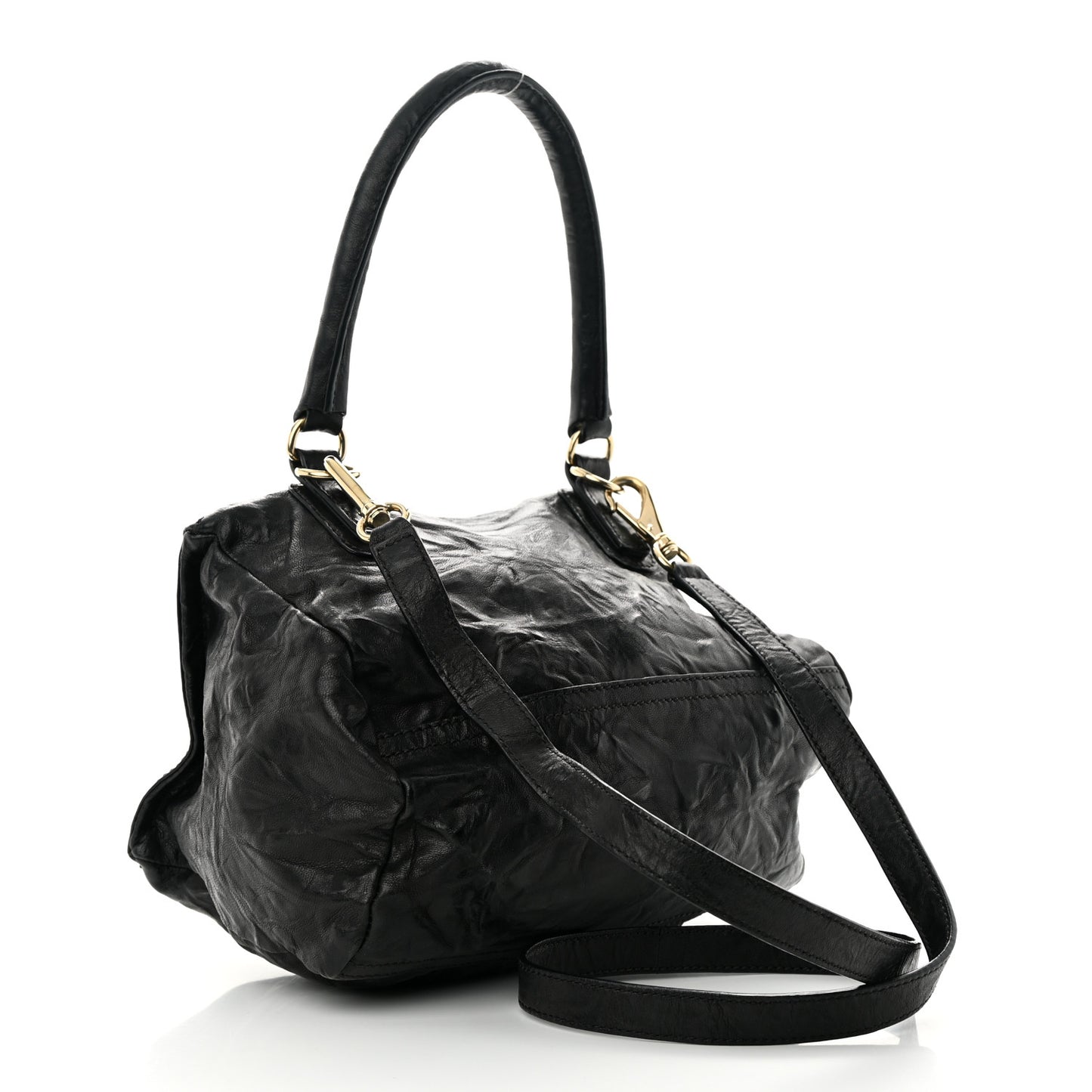 Tumbled Sheepskin Small Pandora Black