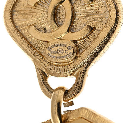 Chanel Pearl CC Tags Drop Earrings Gold 4 of 5