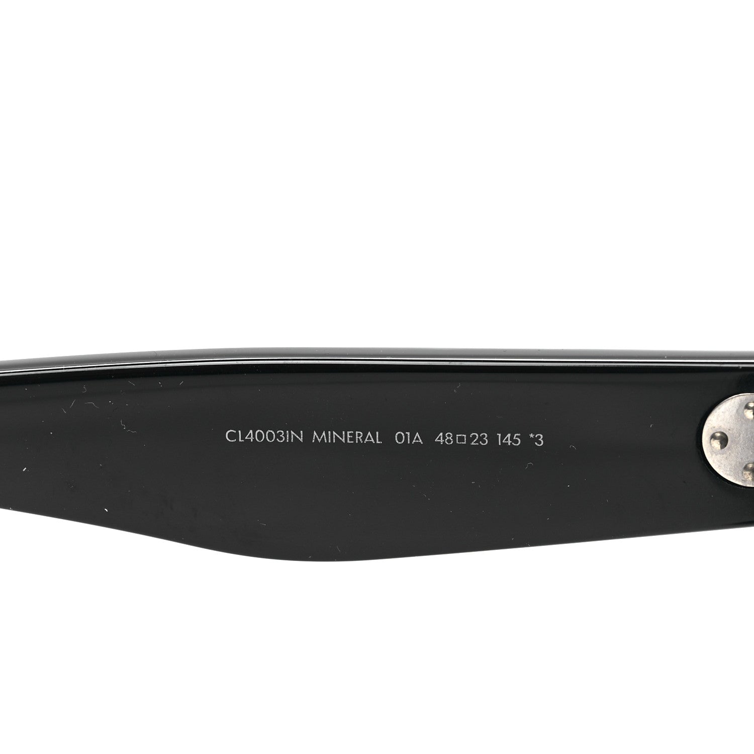 Celine Acetate Studded Mineral Round Sunglasses CL40031N Black 13 of 14