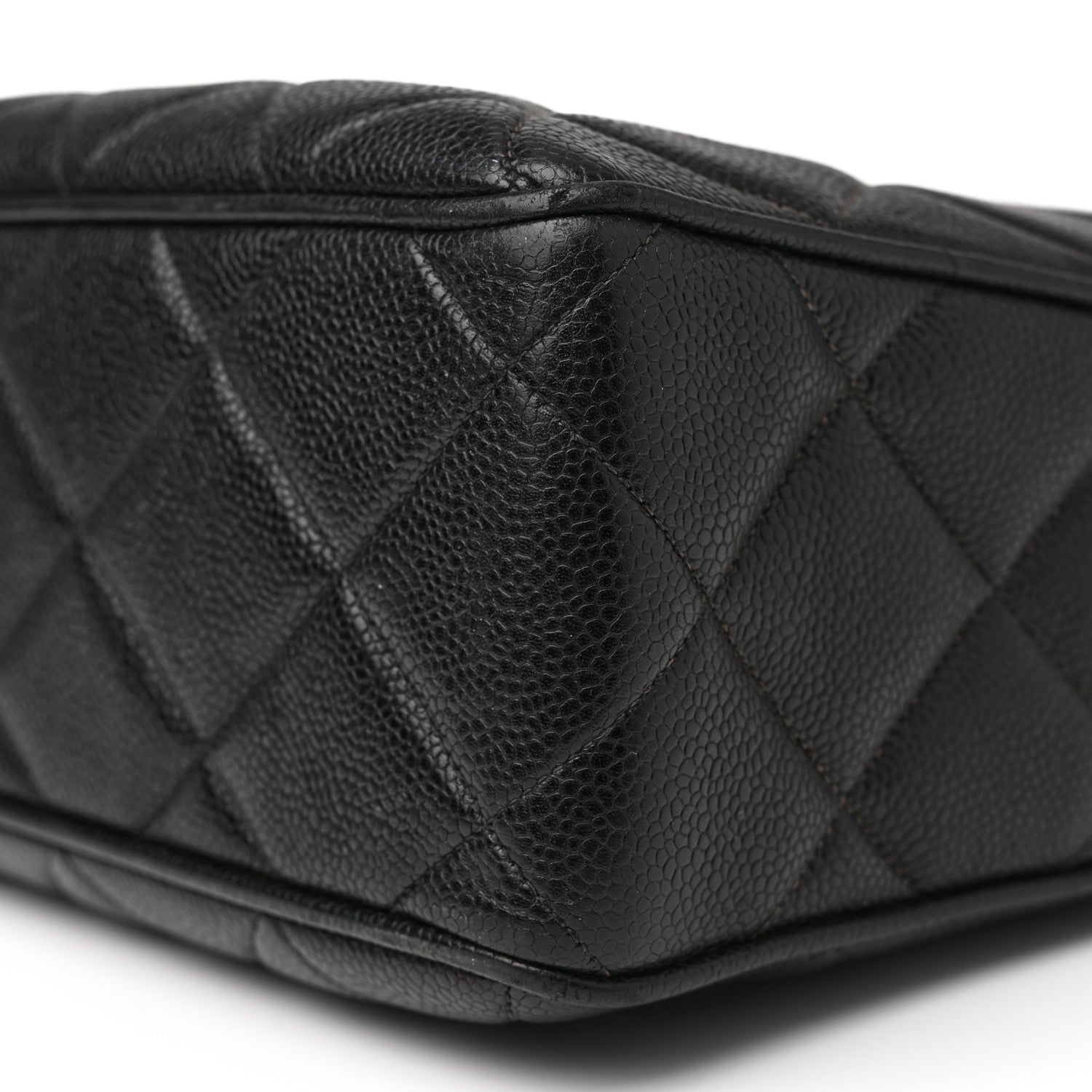 Chanel Caviar Envelope Large Camera Case Black 11 of 15