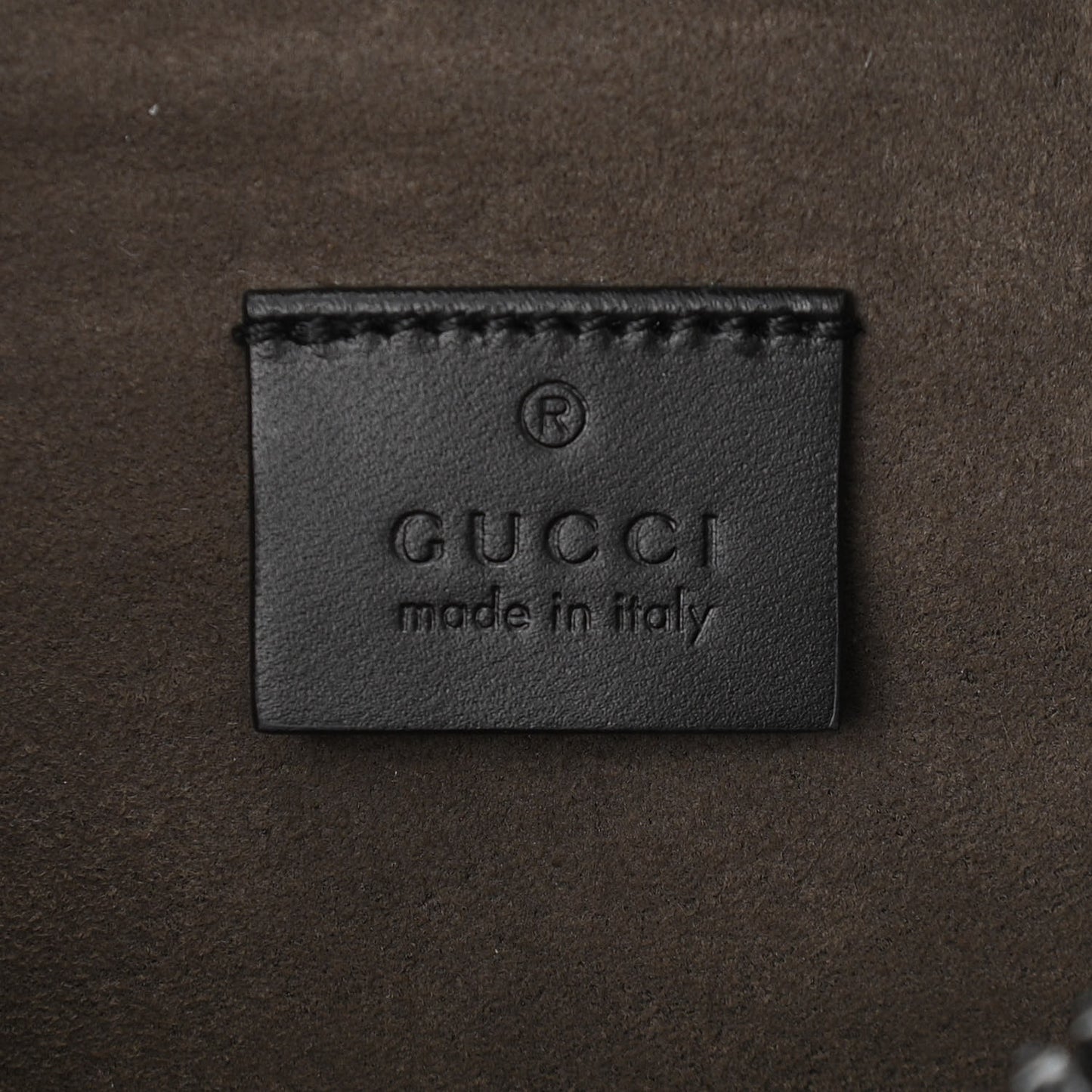 GG Supreme Monogram Belt Bag Black