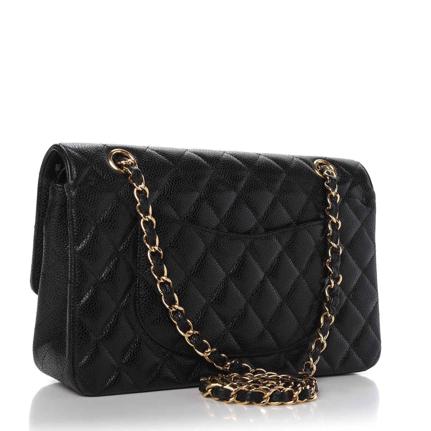 Chanel Caviar Quilted Medium Double Flap Black 3 of 11