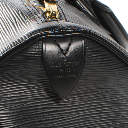 Louis Vuitton Epi Speedy 30 Black 6 of 9