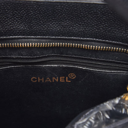 Chanel Caviar Quilted Medallion Tote Black 15 of 16