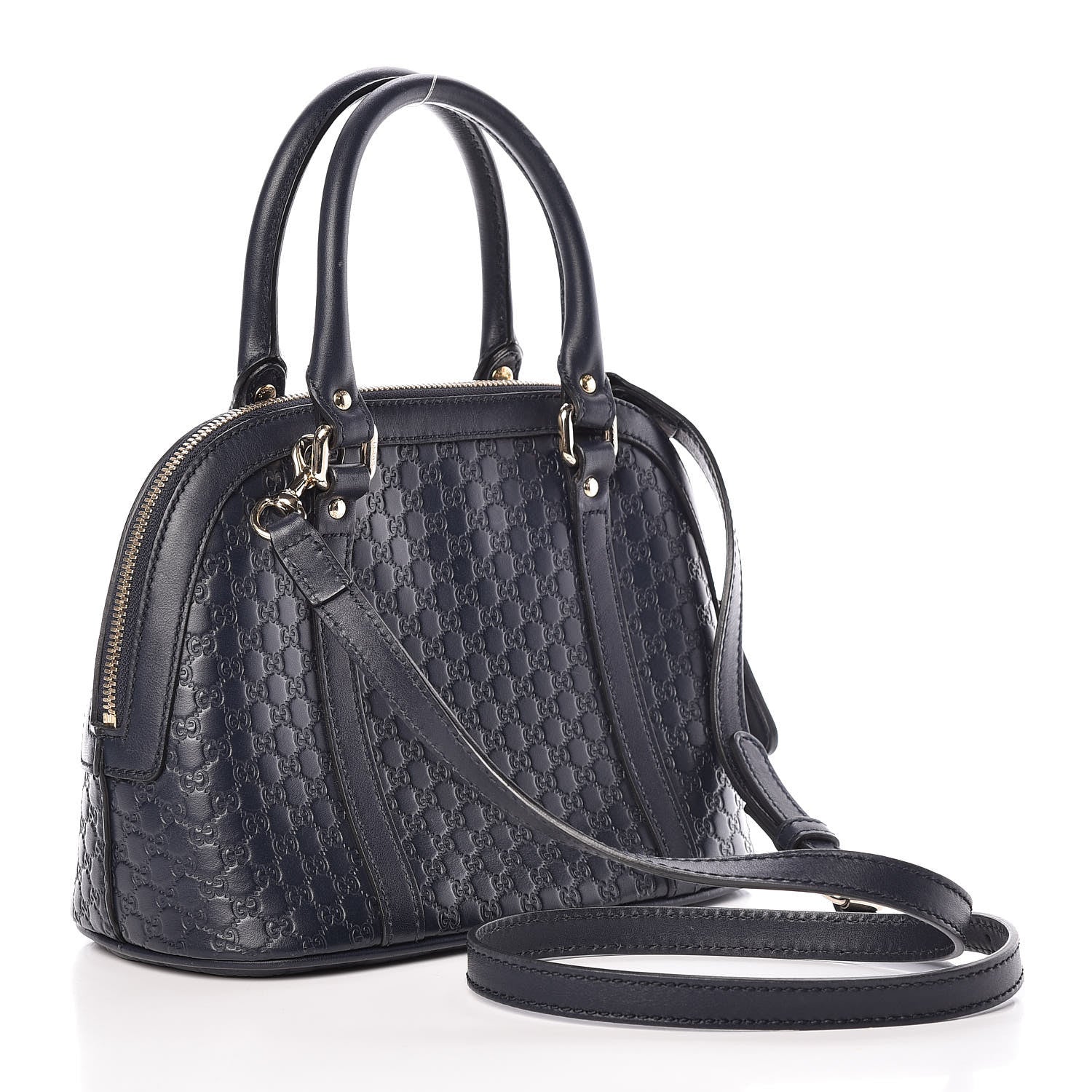 Gucci Soft Microguccissima Mini Dome Bag Blue 3 of 11
