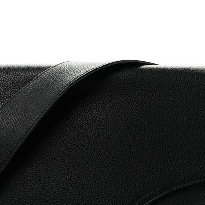 Christian Dior Grained Calfskin Saddle Messenger Bag Black 8 of 10
