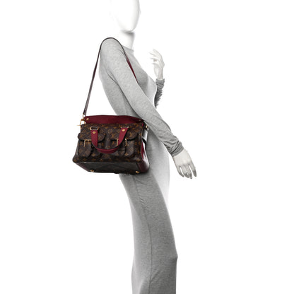 Louis Vuitton Monogram Manhattan NM Raisin 2 of 17