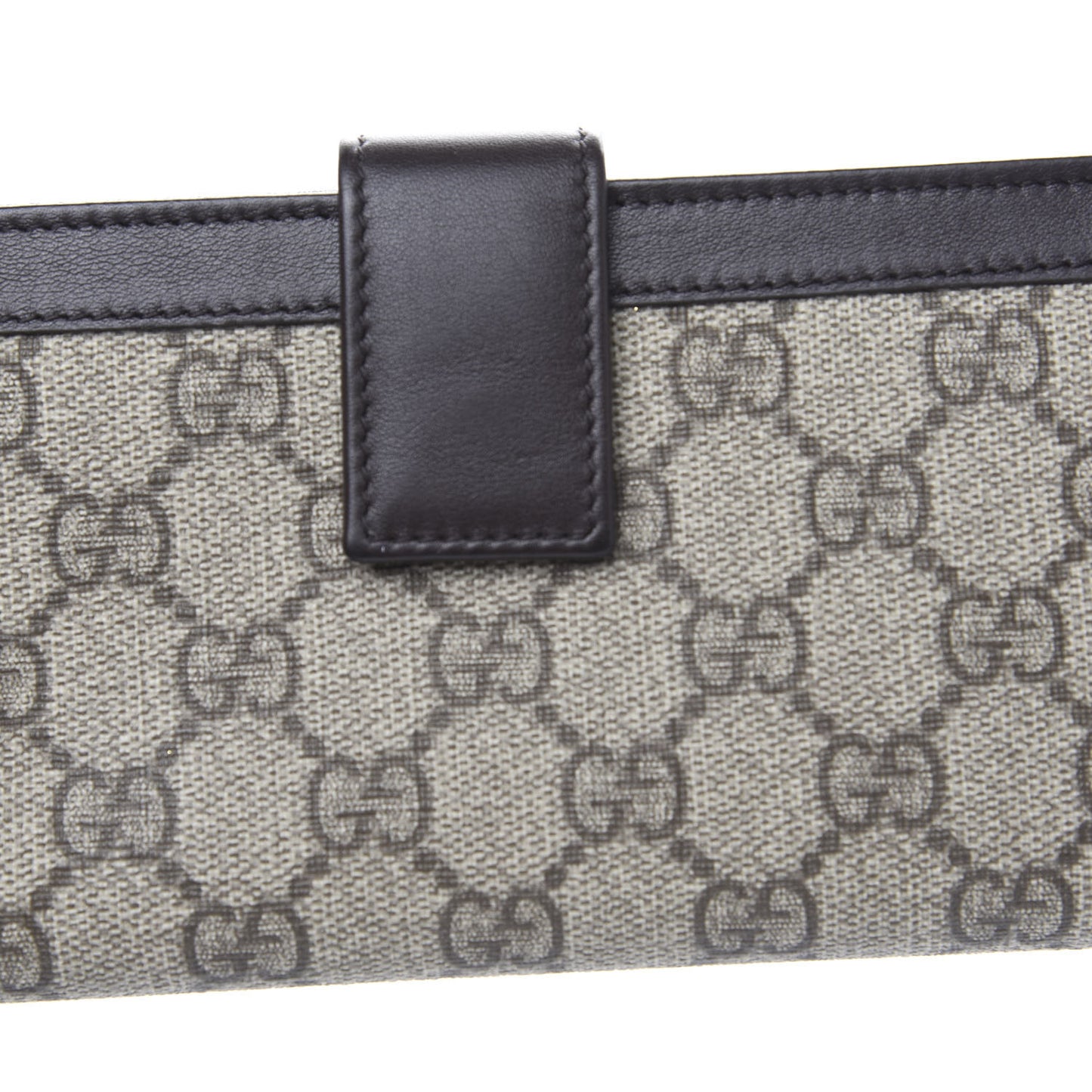 Monogram Script Continental Wallet Dark Brown