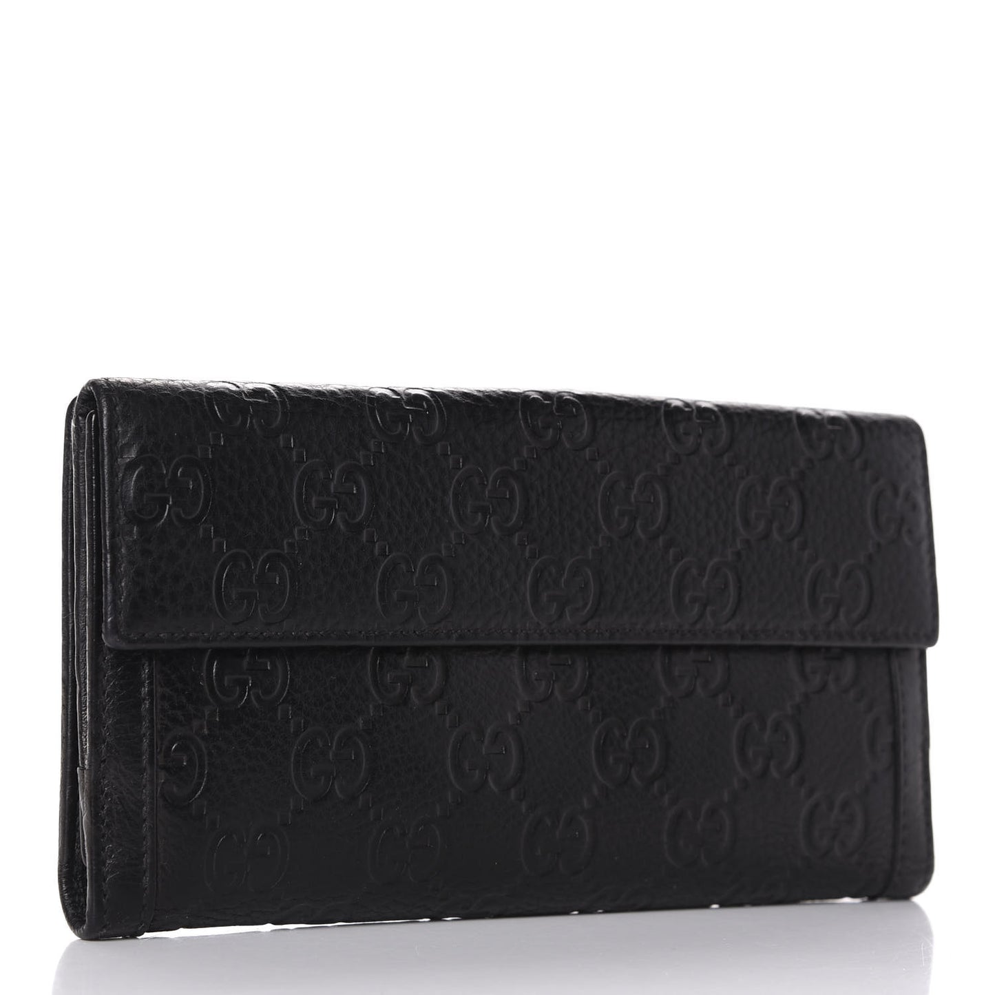 Guccissima Signoria Continental Wallet Black
