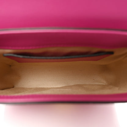 Chloe Calfskin Crocodile Embossed Mini C Double Carry Graphic Pink 5 of 12