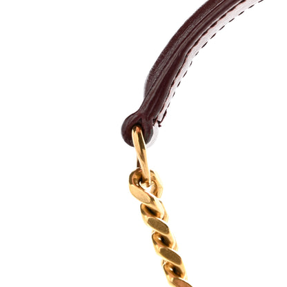 Saint Laurent Calfskin Medium Monogram Sunset Pallisandre 18 of 20