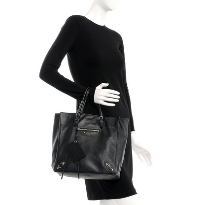 Balenciaga Veau Papier Tote Black 2 of 12