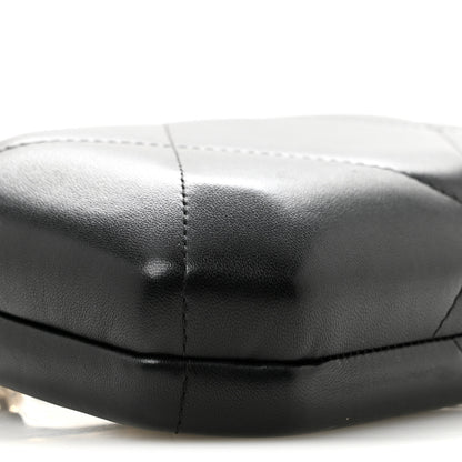 Chanel Lambskin Quilted Clutch With Chain Black 9 of 12