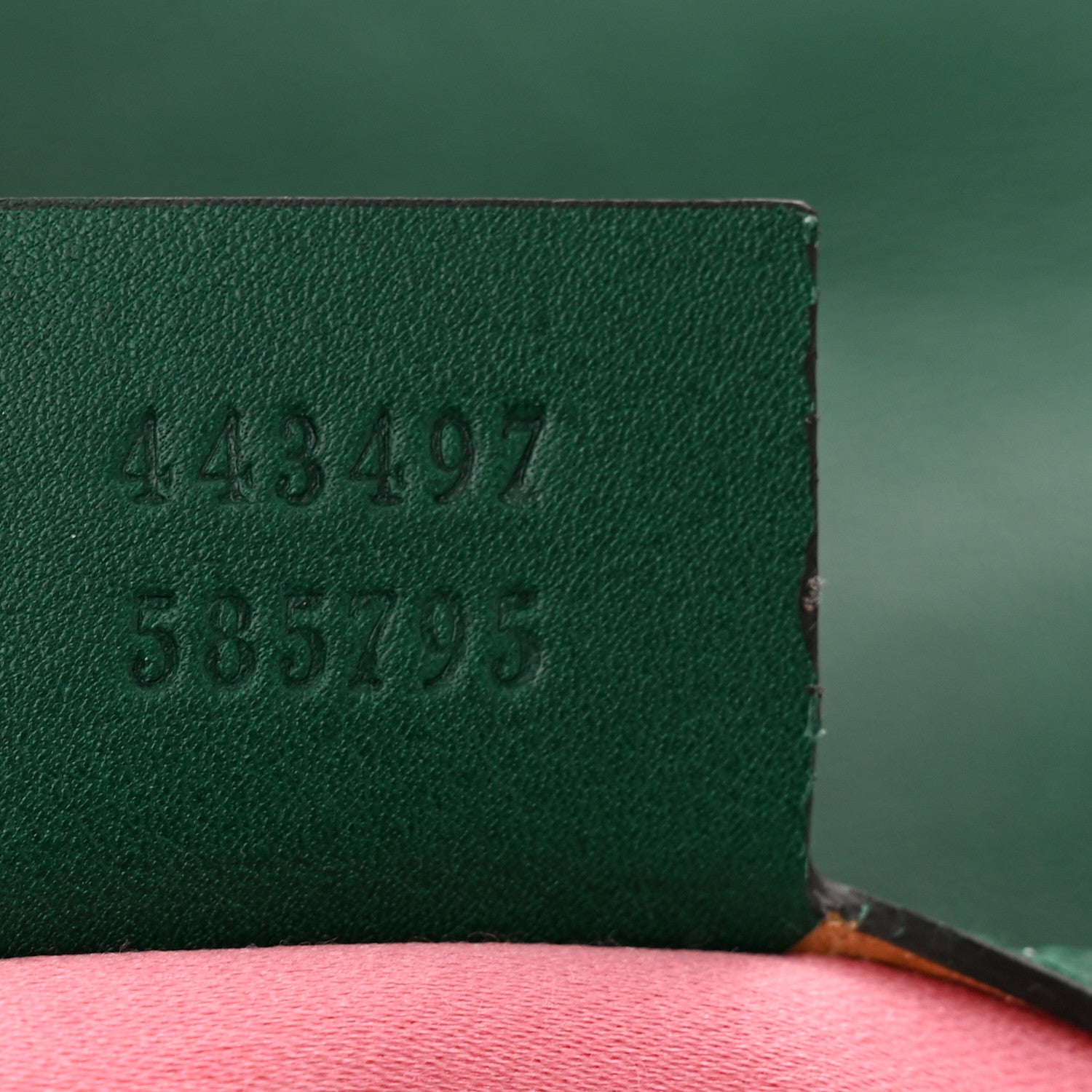 Gucci Velvet Matelasse Small GG Marmont Shoulder Bag Emerald 7 of 10