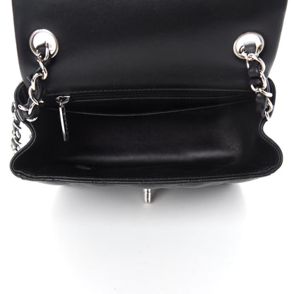 Chanel Lambskin Quilted Mini Square Flap Black 5 of 11
