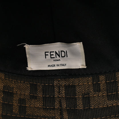Fendi Technical Fabric FF Reversible Bucket Hat M Tobacco Beige 8 of 9