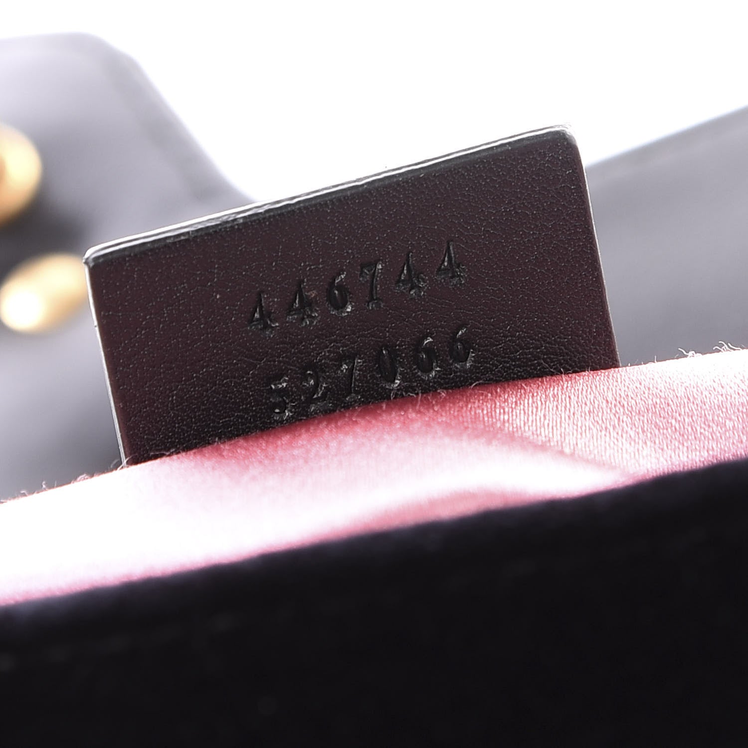 Gucci Velvet Matelasse Mini GG Marmont Shoulder Bag Black 6 of 9