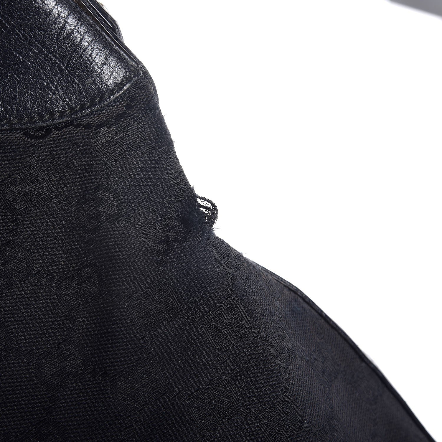 Gucci Monogram Web Hasler Hobo Black 13 of 14