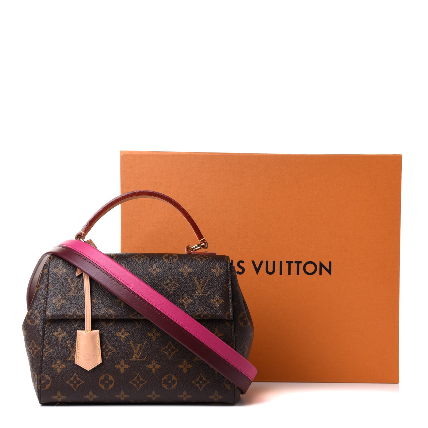 Monogram Cluny BB Bordeaux Fuchsia