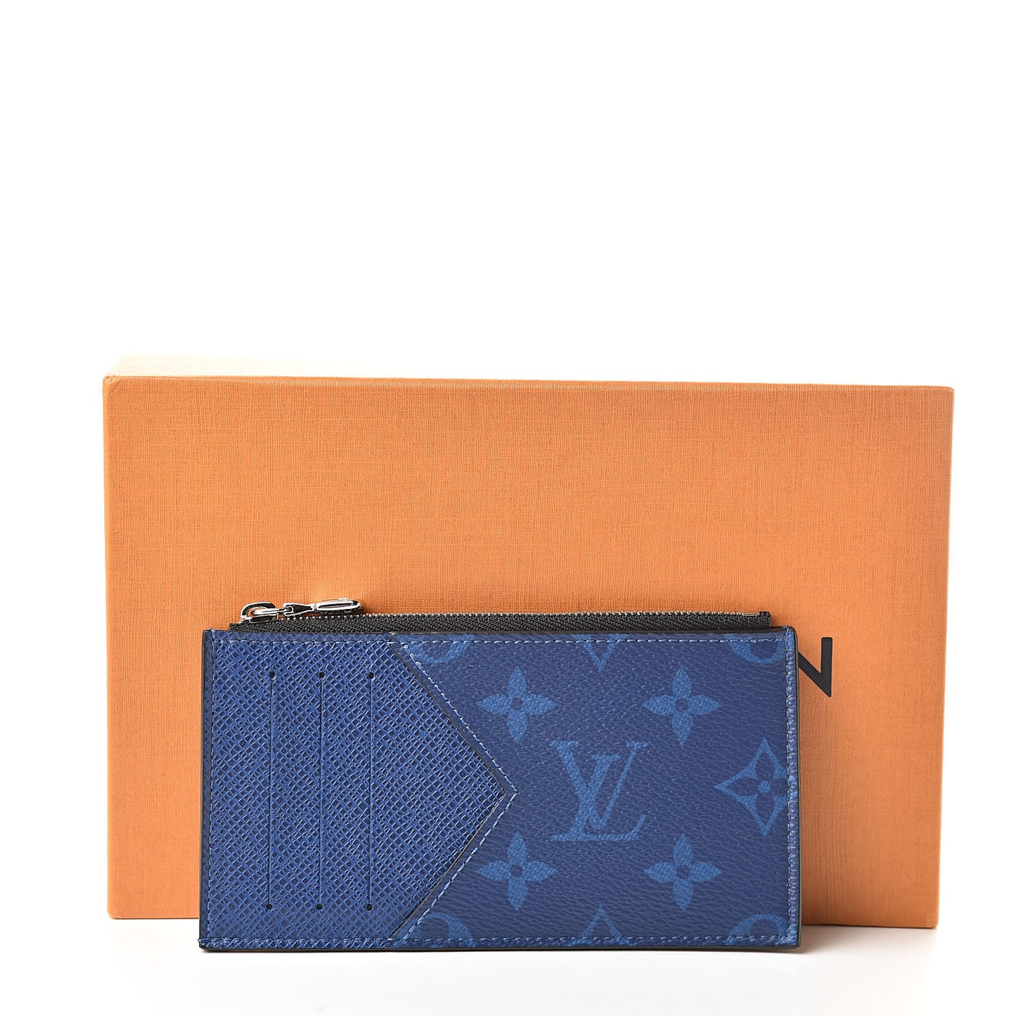 Monogram Taiga Coin Card Holder Cobalt
