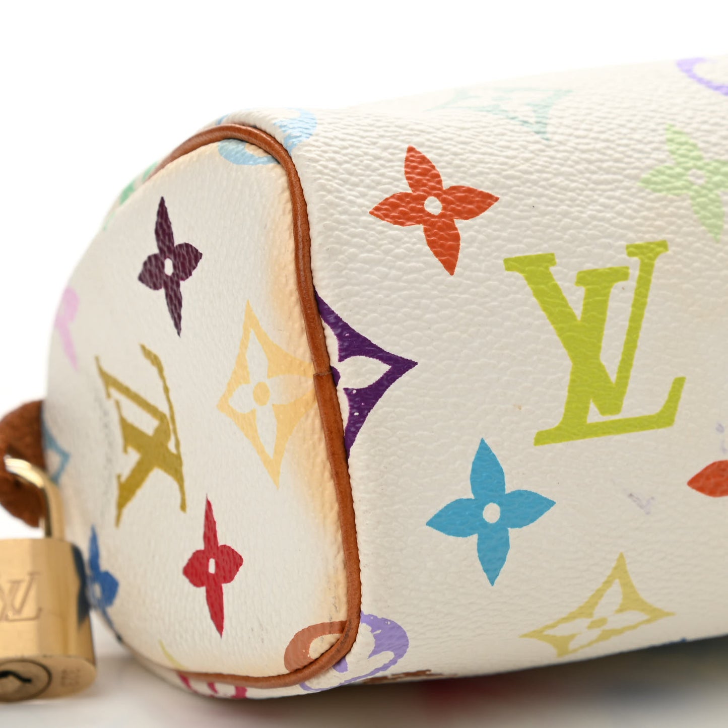 Monogram Multicolor Mini Sac HL Speedy White