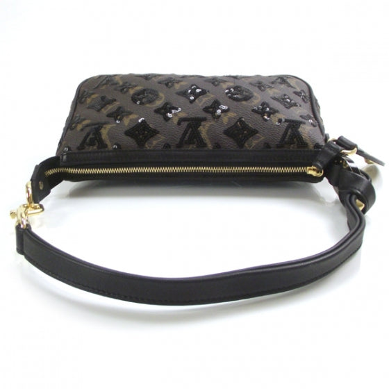 Monogram Sequins Eclipse Pochette Noir