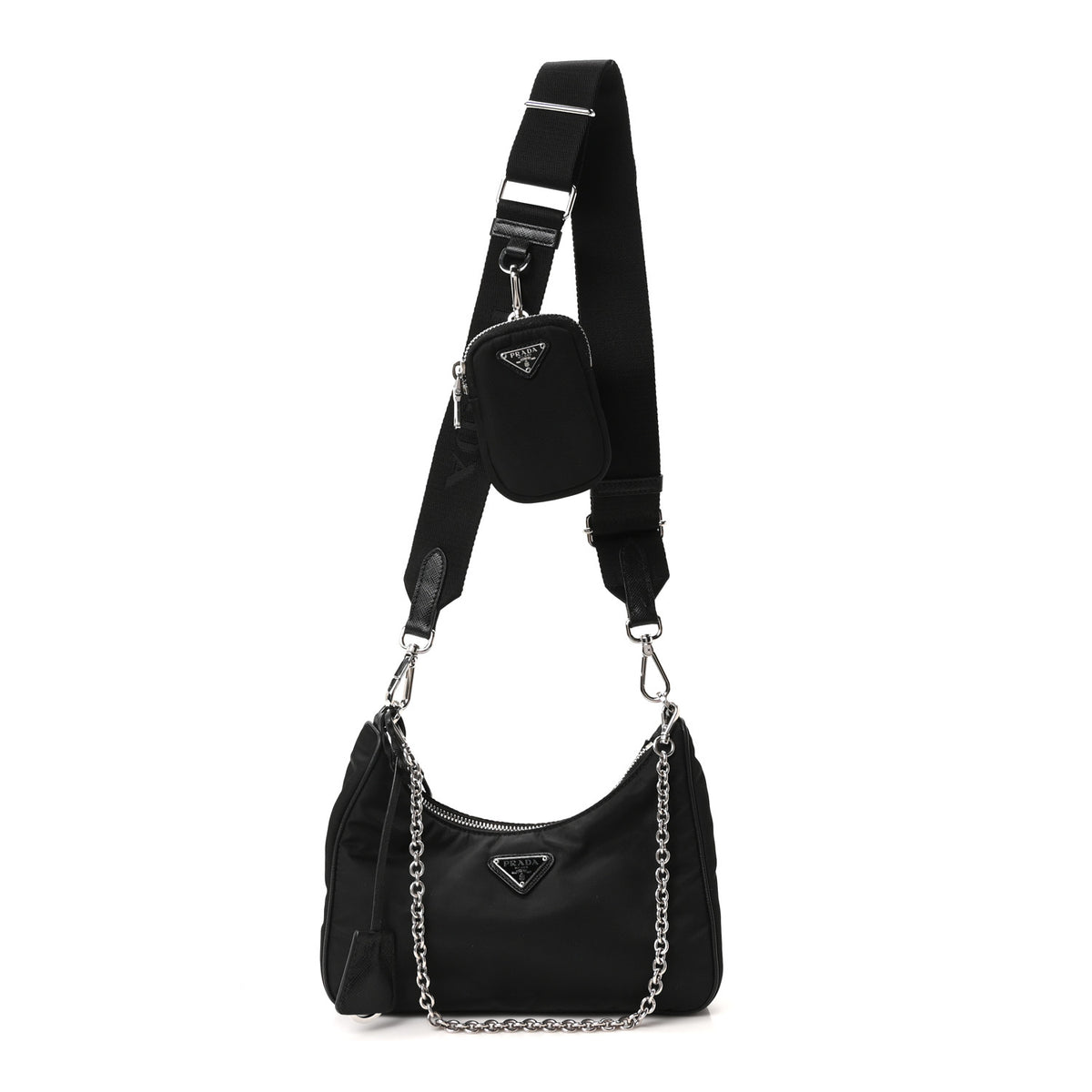 Prada Nylon Re-Edition 2005 Shoulder Bag Black 1 of 11