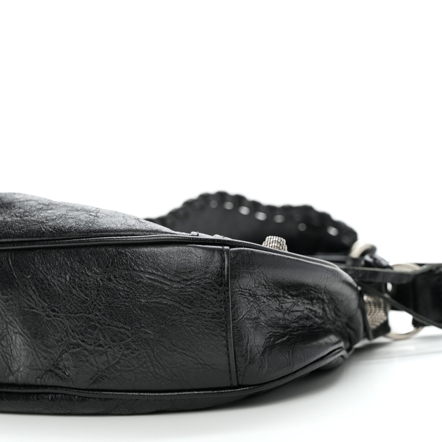 Agneau Arena Le Cagole Shoulder Bag XS Black