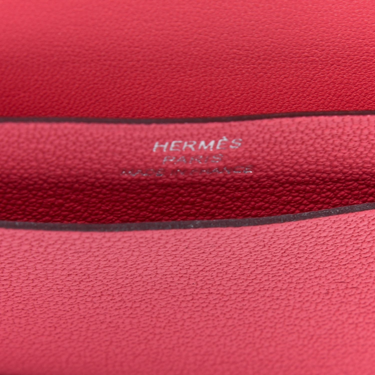 Hermes Chevre Mysore Mini Bearn Wallet Rose Lipstick 8 of 15